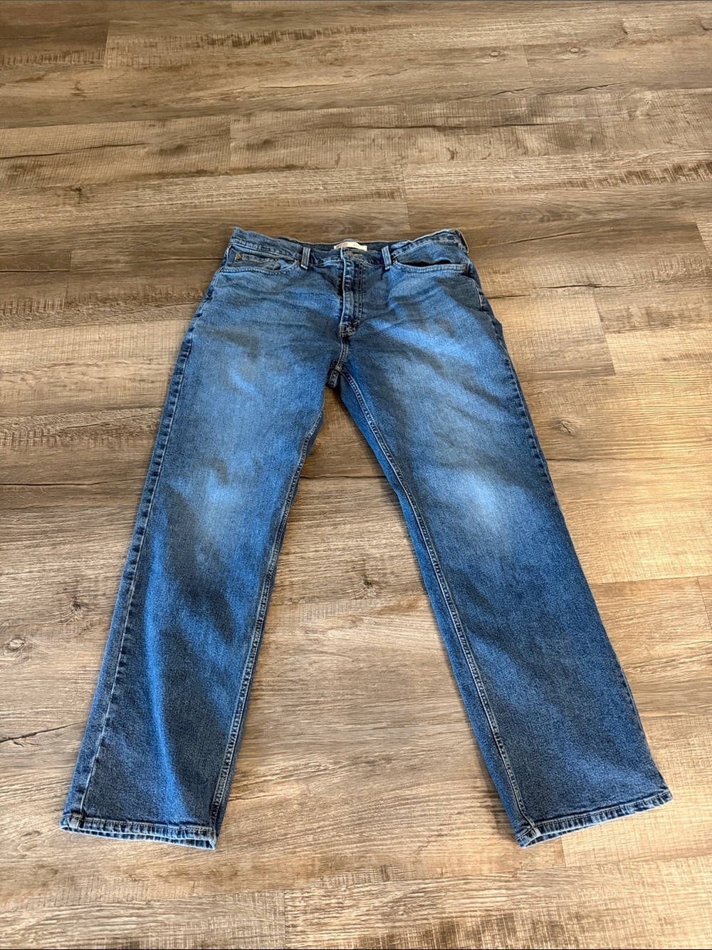 Classic Men's Blue Denim Jeans